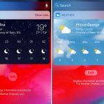 AnimatedWeatherWidget anima il widget nativo Meteo di iPhone