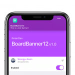 BoardBanner12 integra la notch di iPhone nel banner di notifica