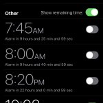 Visualizza il conto alla rovescia delle tue sveglie con Clock+